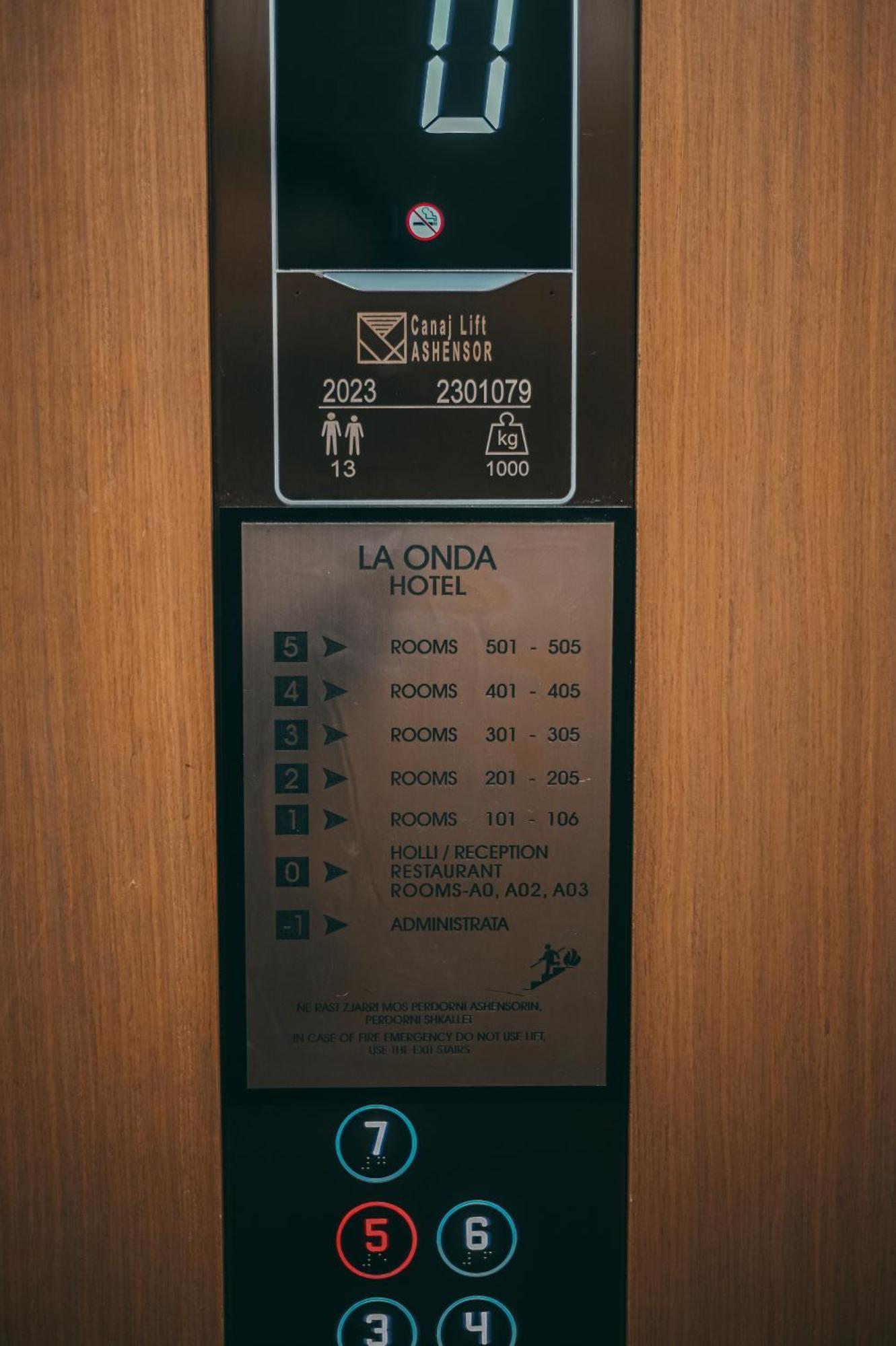 La Onda Hotel Durrës Exterior foto